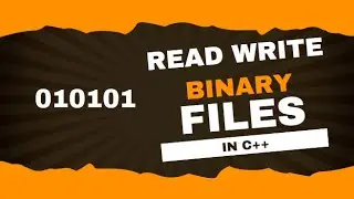 Ultimate Mini Crash Course :  Reading and Writing Binary Files in C++