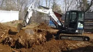 Bobcat E50 Removing Big 32