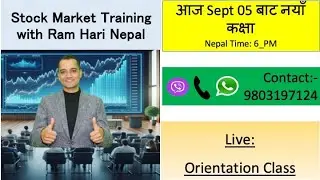 New Class from Today: Stock Market Training with Ram Hari Nepal