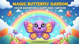 &ldquo;🦋🌈 Magic Butterfly Garden &ndash; Color Adventure & Happy Kids Cartoon Journey ✨🎶&rdquo;