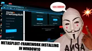 How to install metasploit-framework in windows10 2022| mestasploit complete tutorial