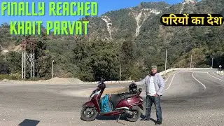Finally Reached Khait Parvat 😎| TVS Jupiter 125 | Long Ride | Solo Ride