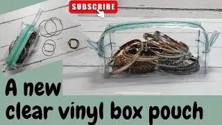 Сшейте прозрачный виниловый мешочек-коробку #diy#clear#sewingtutorial