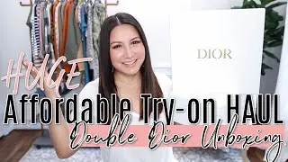 HUGE AFFORDABLE TRY-ON HAUL + DOUBLE Dior Unboxing | LuxMommy