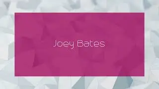 Joey Bates - appearance