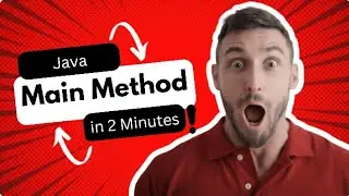 🚀 Java Main Method Explained in 2 Minutes! | Beginner-Friendly GuideMain method