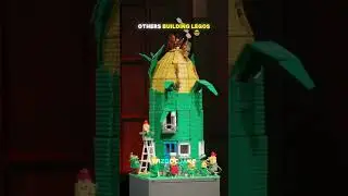 Others Building Legos vs This Man! #shorts