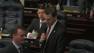 Rep. Toby Overdorf presenting HB 73