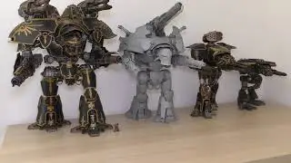 Titan size showcase (HH & WH40K)