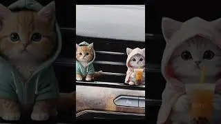 Cute cat acrylic car aromatherapy    
