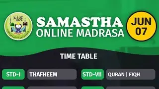 Samastha Online Class June 5 | Samastha Online Madrasa Time table June 5 | Samastha Online Madrasa