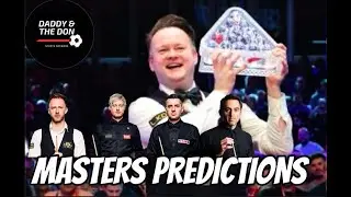 2026 Masters Snooker Predictions