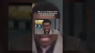 Me to my fantasy team after being one game from elimination #football #nfl #shorts #youtubeshorts