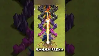 Все уровни Inferno Tower против M.O.M.M.A P.E.K.K.A🔥||Clash of Clans||#coc #cocchallenges #mommap...