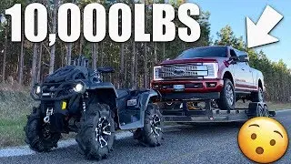 CANAM OUTLANDER 1000 XMR ВЫДЕРЖИВАЕТ ГРУЗ В 10 000 ФУНТОВ!!