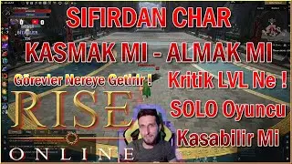 Solo Oyuncu i&ccedil;in Sıfırdan Char Kasmak MI ! NFT Char Almak Mı Daha Avantajlı ! G&ouml;rev LvL & Zorluklar