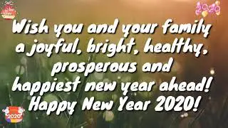 New Year Wishes Quotes 2020