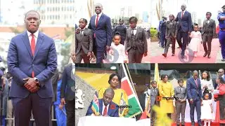 Meet Johnson Sakaja's Beautiful Wife And Kids As They Arrive In Style During His Sw&pound;aring In!