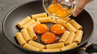 Schnelles Rezept! Ich koche es fast jeden Tag! Einfaches Pasta Rezept