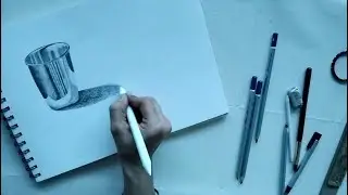 Learn Basic Sketching for Beginners- Glass Drawing Day 10