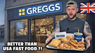 Brit's First Time Trying GREGGS *Brutal Honesty*