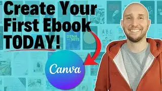 How to QUICKLY Create A PROFITABLE E-Book On Canva in 2025 (Easy Beginner Tutorial)
