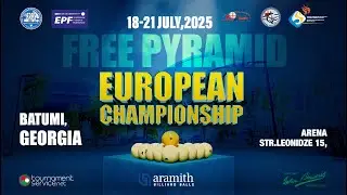 Day 3 | Table 6 | EPF EUROPEAN FREE PYRAMID CHAMPIONSHIP MEN (part 2)