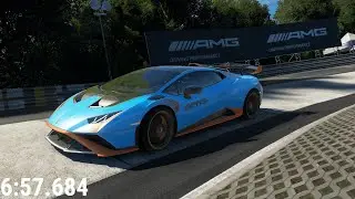 Lamborghini Huracán STO 2020 on Nürburgring Nordschleife | Assetto Corsa EVO 0.4