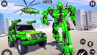 Us Army Robot Helicopter Transform War City Warrior Battle Android Gameplay