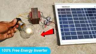 100%Work Inverter || How to make Solar Panel Inverter Without Battery