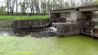 Река Хорол, первый шлюз, 2 мая 2021 года.