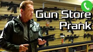 Arnold Calls Gun Stores - Prank Call