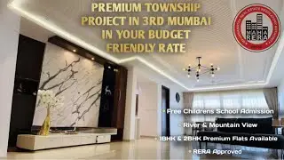 Premium Township Project In Third Mumbai❤️🔥|| 1 & 2 Bhk Availabe || Rera approved✅|| Loan available