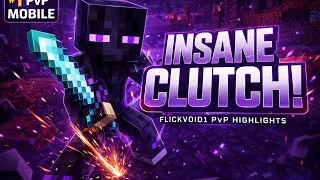 BEDROCK PVP 🍁#FlickVoid1#MinecraftBedrock#MobilePvP#MinecraftPvP#BedrockPvP#MinecraftClutch