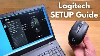How to SETUP & Use - Any LOGITECH Mouse - Windows PC or Laptop 