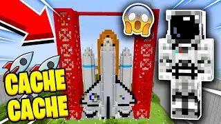 CACHE CACHE SUR MINECRAFT MAP FUSÉE GÉANTE !! 🚀 PS4 FR