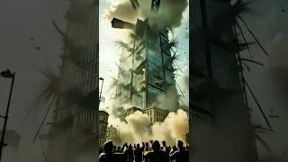 The Fall of a Giant 😱 | Epic Collapse 😨 | #shorts #ai #collapse #building #viralvideo