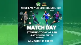 LIVE YUH LIFE COUNCIL CUP MATCH DAY 1:  Sandy Point vs. Old Road and St. Peters Vs. Cayon
