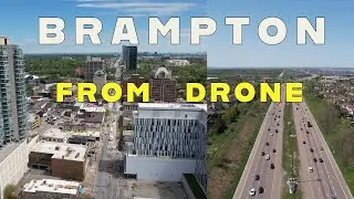 BRAMPTON DRONE SHOTS | BRAMPTON VIEW THROUGH DRONE
