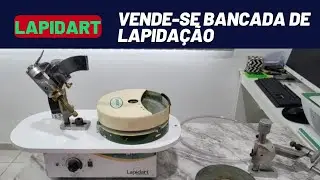 VENDENDO BANCADA DE LAPIDA&Ccedil;&Atilde;O COM CALIBRADORA MANUAL DA LAPIDART