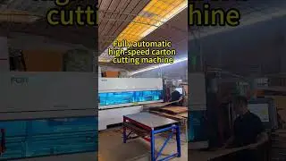 Fully automatic high-speed carton cutting machine