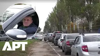 Long Queues at Petrol Stations as Donetsk Faces Fuel Shortages | APT