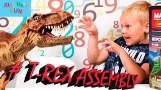 ✪✪✪ MEGA DINOSAUR TOY T-REX ✪✪✪ MAGFORMERS CONSTRUCTION SET!!!