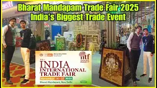 Bharat Mandapam Trade Fair 2025 😍 | India International Trade Fair Vlog | Biggest Trade Event India
