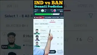 IND vs BAN Dream11 Prediction| #indvsban #dream11 #dream11prediction #dream11team #cric11forecast