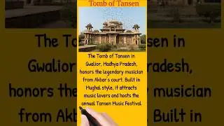The Tomb of Tansen: A Tribute to India&rsquo;s Musical Legend! 🎶✨ #Shorts