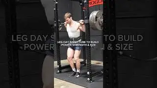 HOW TO STRUCTURE YOUR LEG DAY TO BUILD POWER, STRENGTH & SIZE