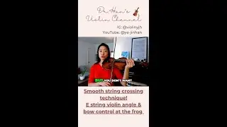 Master smooth string crossing technique #violinpractice #violintutorial #shorts
