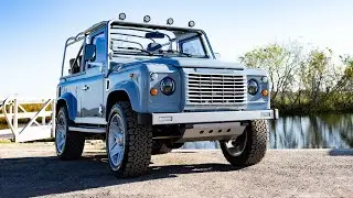 Fully RESTORED (1994) Land Rover DEFENDER 90 Soft Top with GM 6.2L V8 - LT1 Engine | ECD