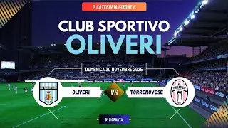 Club Sportivo Oliveri - ASD Polisportiva Torrenovese 1971 0-3